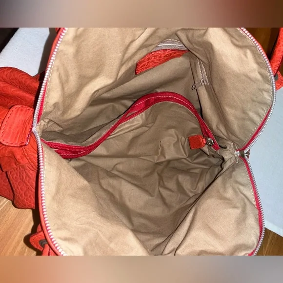 NWOT Sundance "Raleigh" Red Leather Satchel/Shoulder Bag - Picture 7 of 11